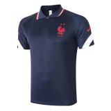 France Polo Shirt Navy 2020/21