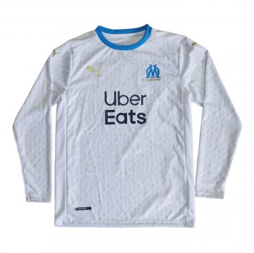 Olympique Marseille Home Jersey Long Sleeve Mens 2020/21