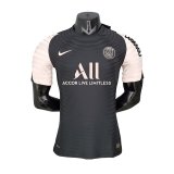 2021-2022 PSG Player Version Black Training Soccer Jersey