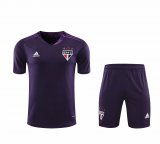 Sao Paulo FC Purple Goalie Kit Mens 2020/21