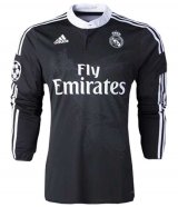 Real Madrid Retro Third Long Sleeve Soccer Jerseys Mens 2014/15