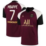 Mbappé #7 PSG Third Soccer Jerseys Mens 2020/21
