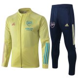 Arsenal Jacket + Pants Training Suit Yellow 2020/21