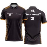 2022 Mclaren F1 Black POLO T-Shirt