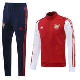Arsenal Jacket Suit Red White 2020/21
