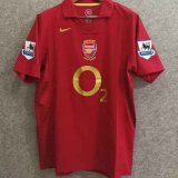 Arsenal Retro Home Soccer Jerseys Mens 2005-2006