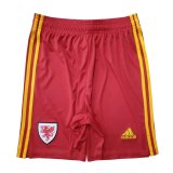 Wales Home Soccer Jerseys Shorts Mens 2020
