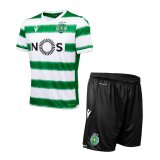 Sporting Portugal Home Soccer Jerseys Kit Kids 2020/21