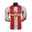 2021-2022 Atletico Madrid Player Version Home Long Sleeve Soccer Jersey