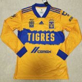 Tigres UANL Home Long Sleeve Soccer Jerseys Mens 2020/21