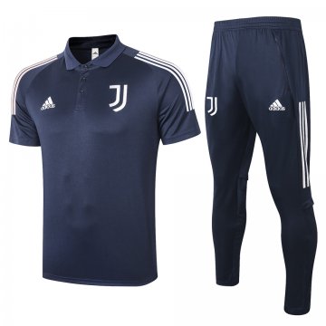 Juventus Polo Tracksuit Mens Royal Blue 2020/21