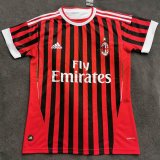 AC Milan Retro Home Soccer Jerseys Mens 2011-2012
