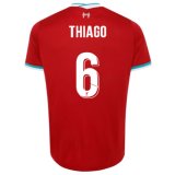 THIAGO #6 Liverpool Home Soccer Jerseys 2020/21(UCL Font)