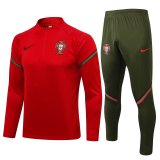 2021-2022 Portugal Training Suit Red