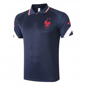 France Polo Shirt Navy 2020/21