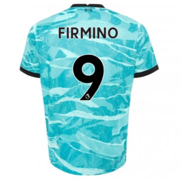 FIRMINO #9 Liverpool Away Soccer Jerseys 2020/21(League Font)
