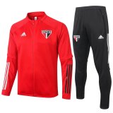 Sao Paulo FC Jacket + Pants Training Suit Red 2020/21
