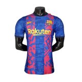 2021-2022 Barcelona Player Version Third Soccer Jersey