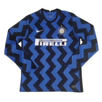 Inter Milan Home Jersey Long Sleeve Mens 2020/21