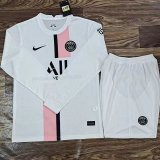 PSG Away Long Sleeve Soccer Jerseys Mens 2021/22