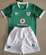 2021/22 Irish IRFU Home Green Rugby Kids Jersey (A Set)