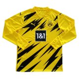 Borussia Dortmund Home Jersey Long Sleeve Mens 2020/21