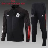 Kids Bayern Munich Jacket + Pants Training Suit Black 2020/21
