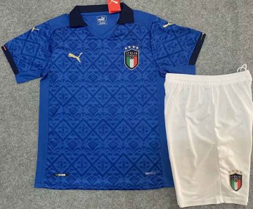 Italy Home Soccer Jerseys Kit Kids 2020