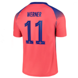 WERNER #11 Chelsea Third Soccer Jersey 2020/21 (UCL Font)