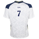 SON #7 Tottenham Hotspur Home Football Shirt 20/21(UEFA Font)