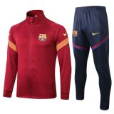 Barcelona Jacket + Pants Training Suit Burgundy 2020/21