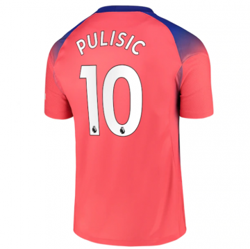 PULISIC #10 Chelsea Third Soccer Jersey 2020/21 (League Font)