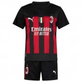 Kids 2022-2023 AC Milan Home Soccer Kit