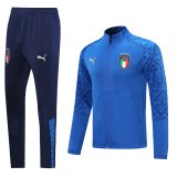 Italy Jacket + Pants Training Suit Blue 2020/21