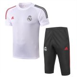 Real Madrid Short Training Suit White 2020/21