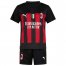 Kids 2022-2023 AC Milan Home Soccer Kit