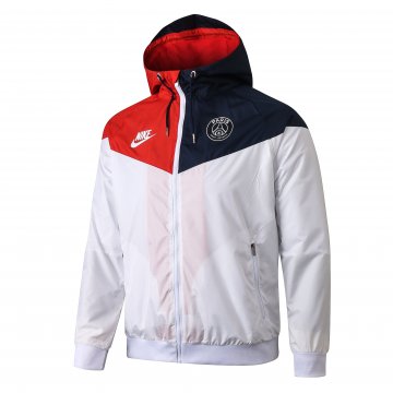 PSG All Weather Windrunner Jacket Red - Blue 2020/21