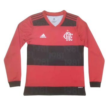 2021-2022 Flamengo Home Long Sleeve Soccer Jersey