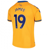 JAMES #19 Everton Away Football Shirt 20/21