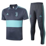 2020/21 Juventus Gray Polo Tracksuit