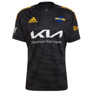 2022 Hurricanes Away Black Rugby Jersey
