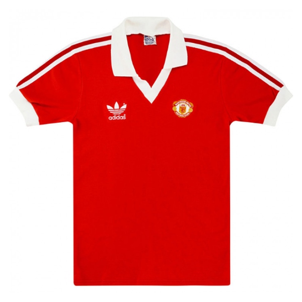 Manchester United Retro Home Soccer Jersey 1980