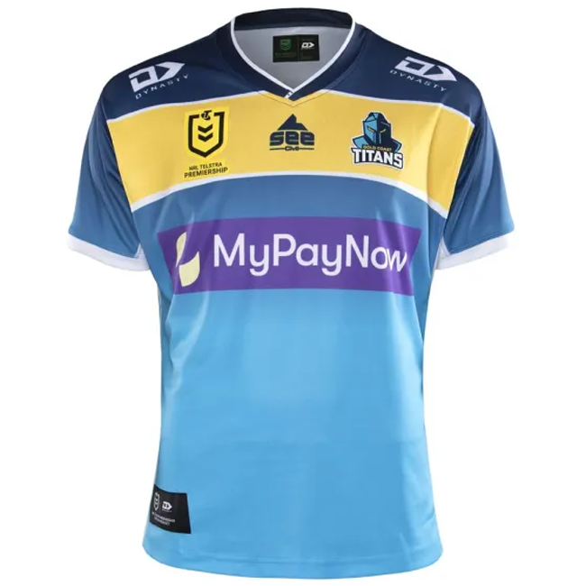 2022 Gold Coast Titans Home Rugby Shirt