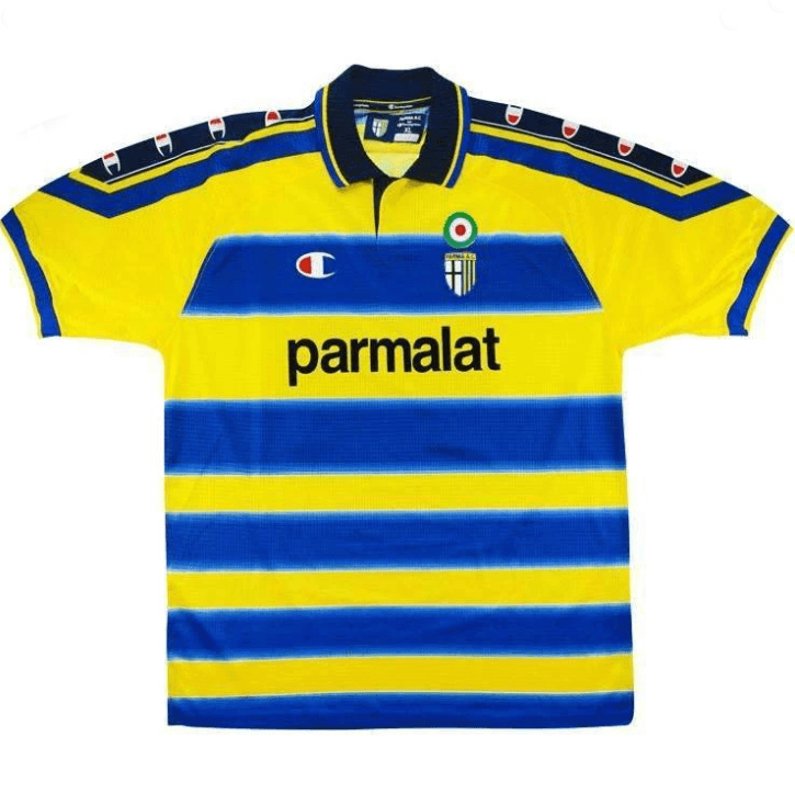 Parma Calcio Retro Home Soccer Jerseys Mens 1999/2000